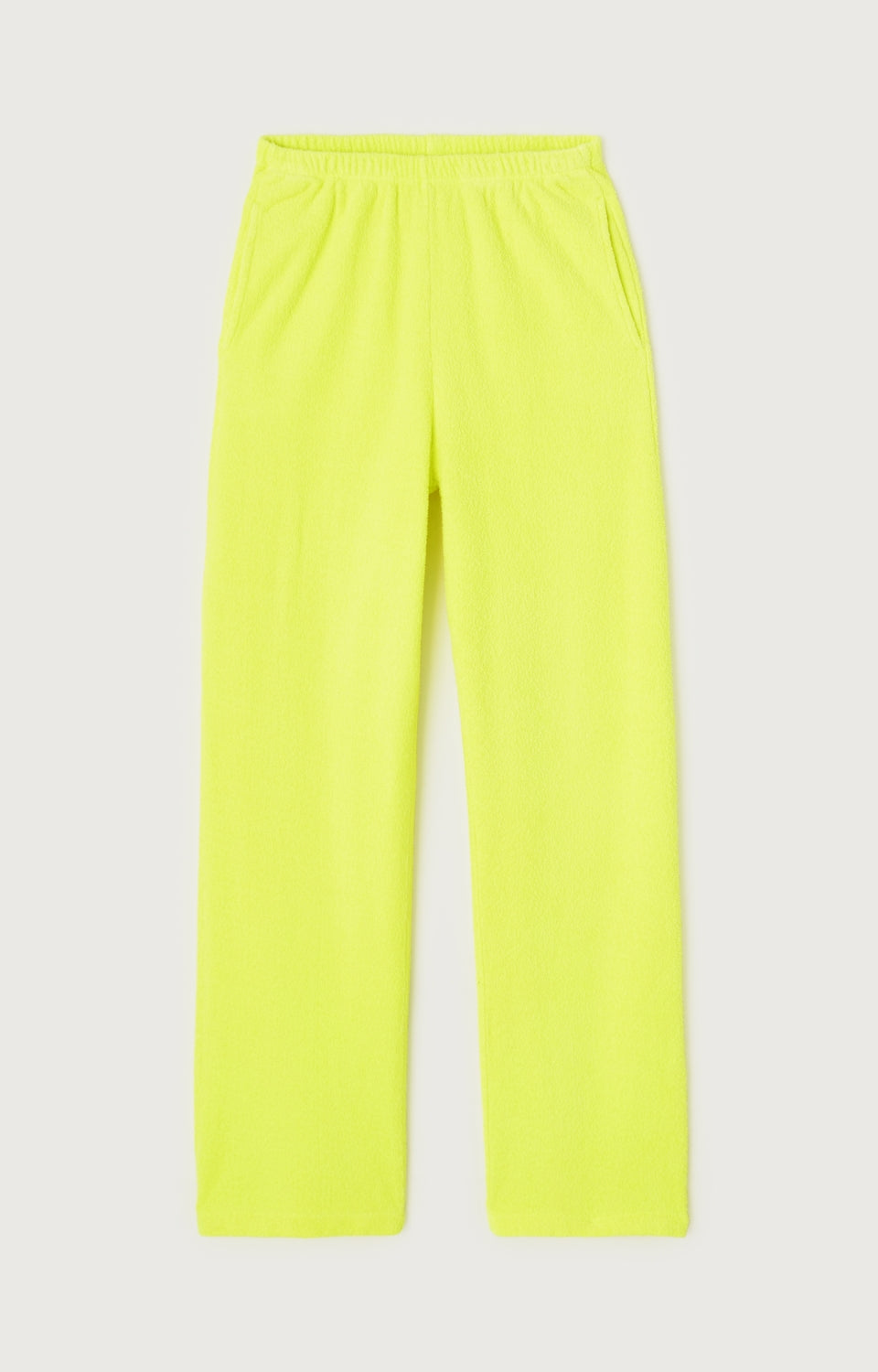 Women Fluo Yellow Cotton Trousers