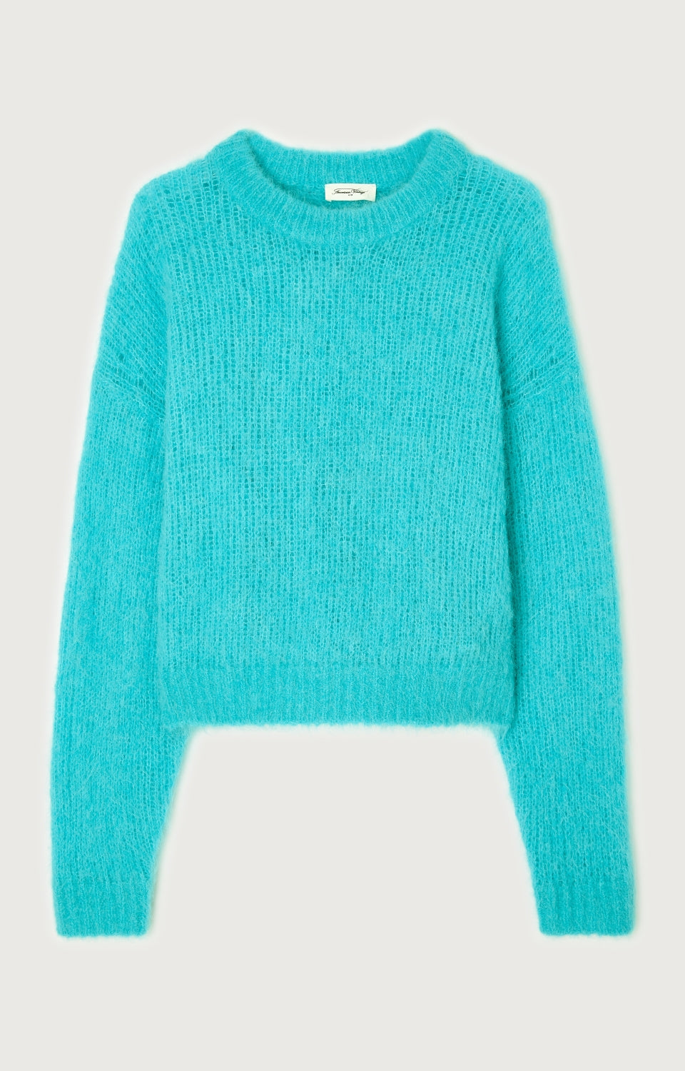 Women Blue Alpaga Sweater