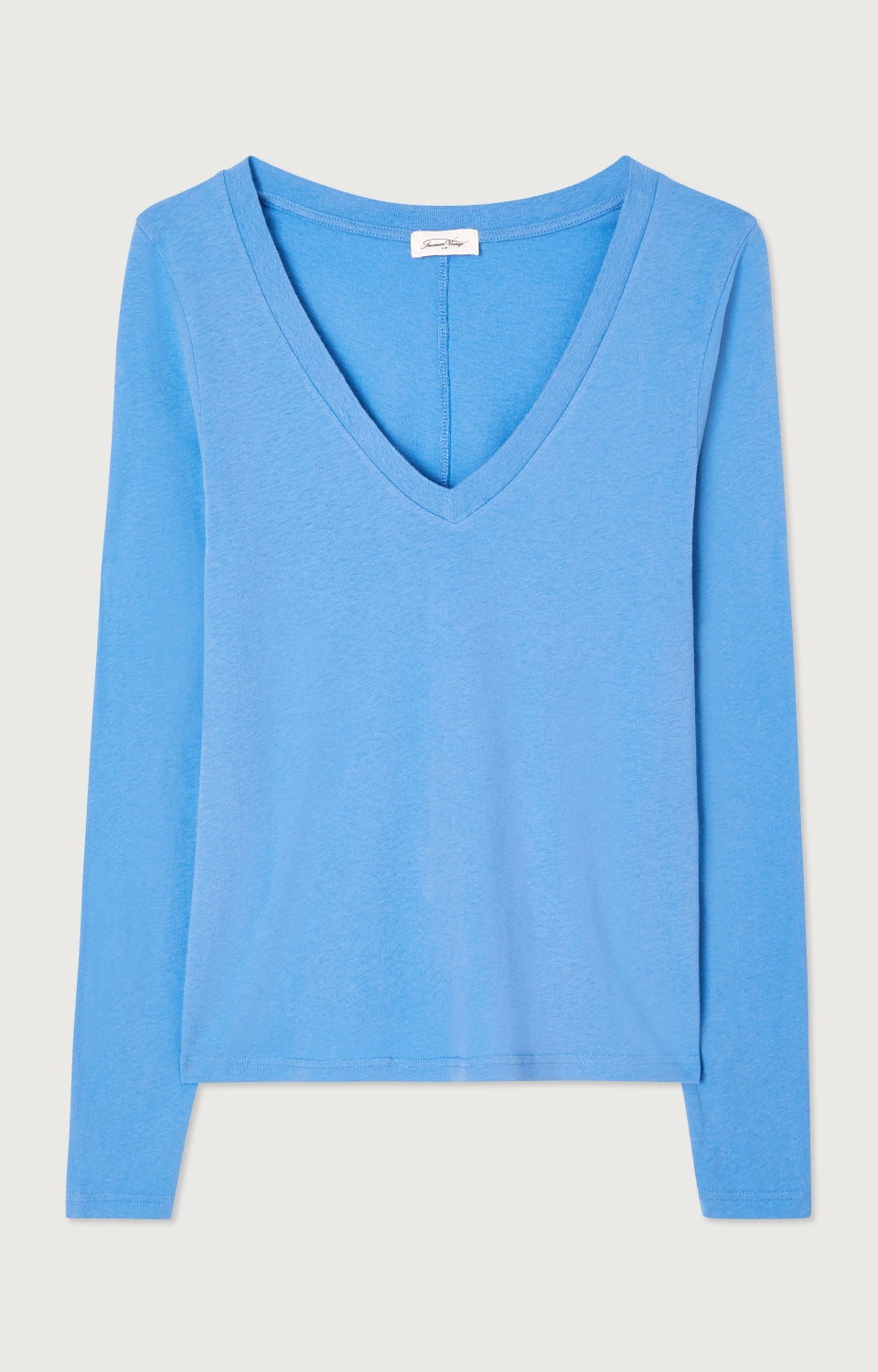 Women Blue Cotton T-Shirt