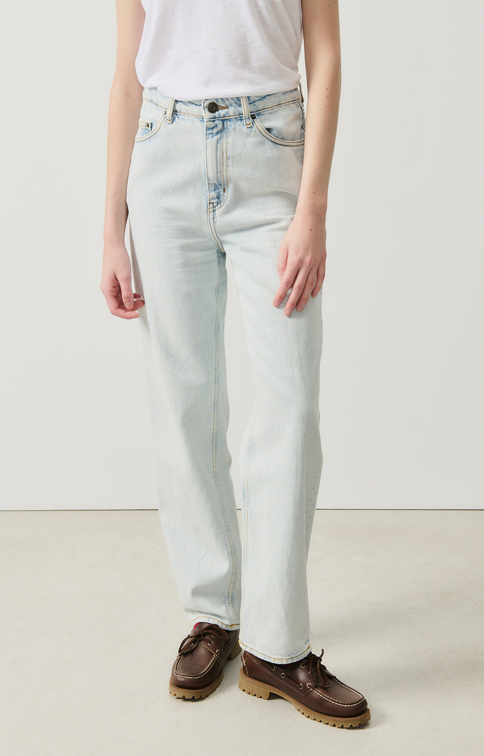 Women Light Blue Denim Trousers