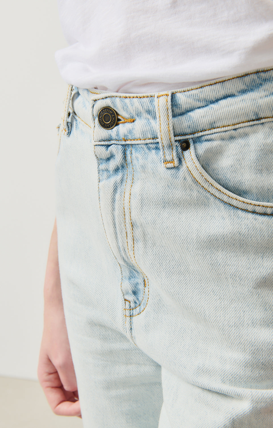 Women Light Blue Denim Trousers