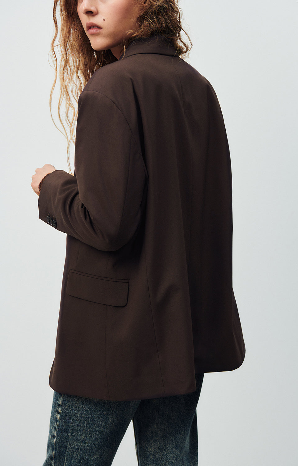 Women Dark Brown Coat