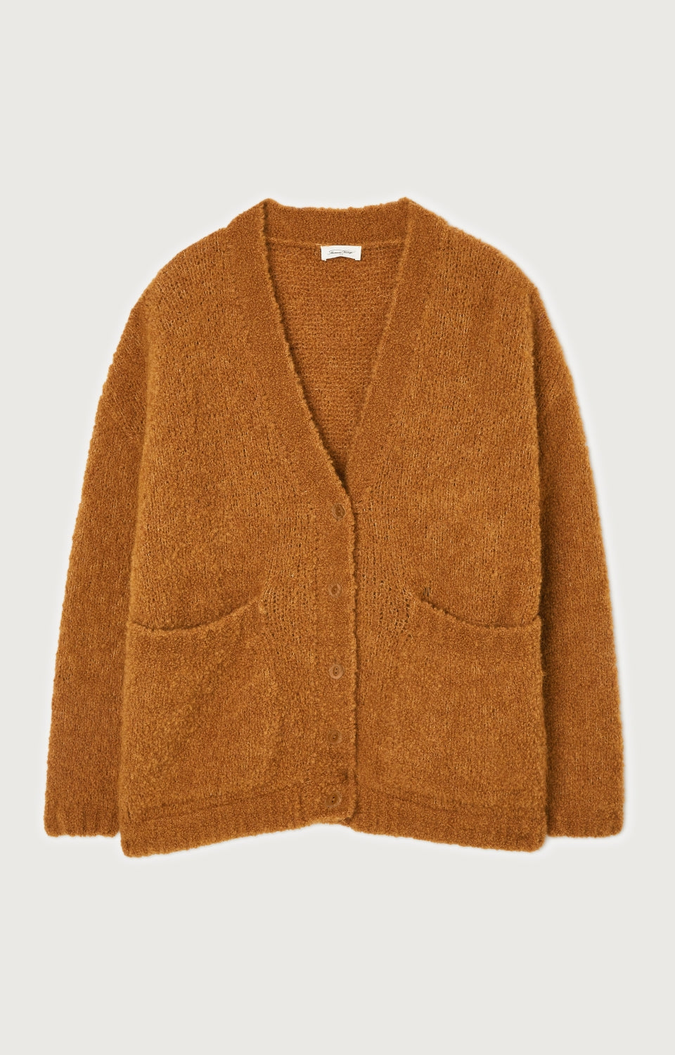 Women Caramel Knit Cardigan