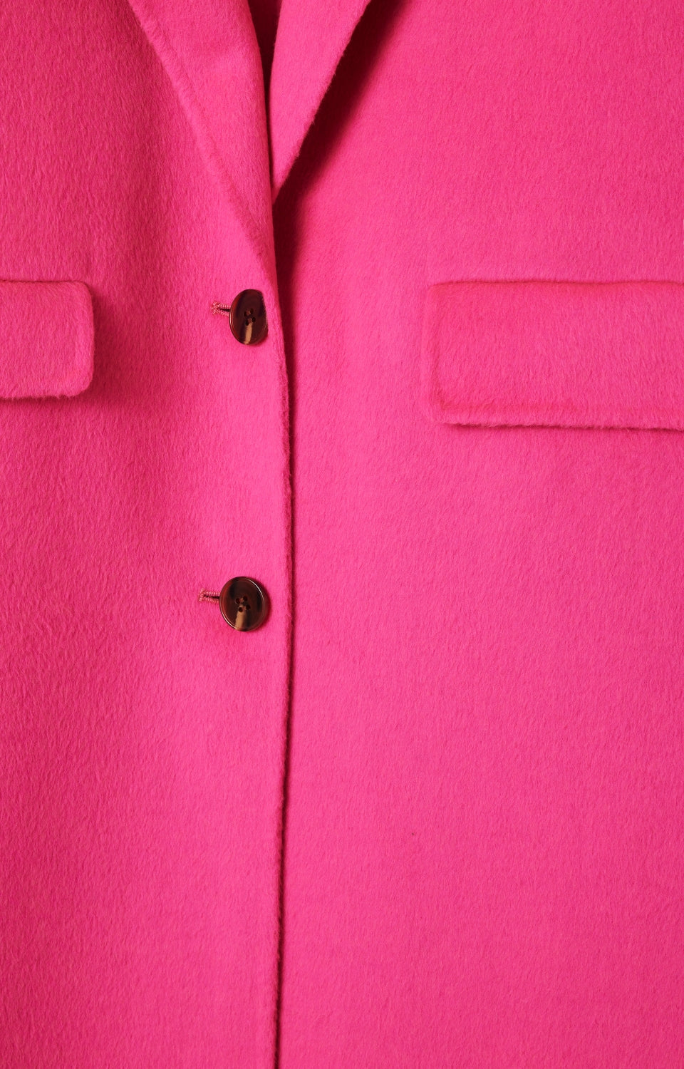 Women Fuchsia Wool Coat