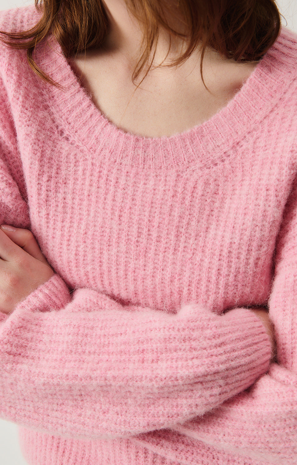 Women Pink Knit Sweater