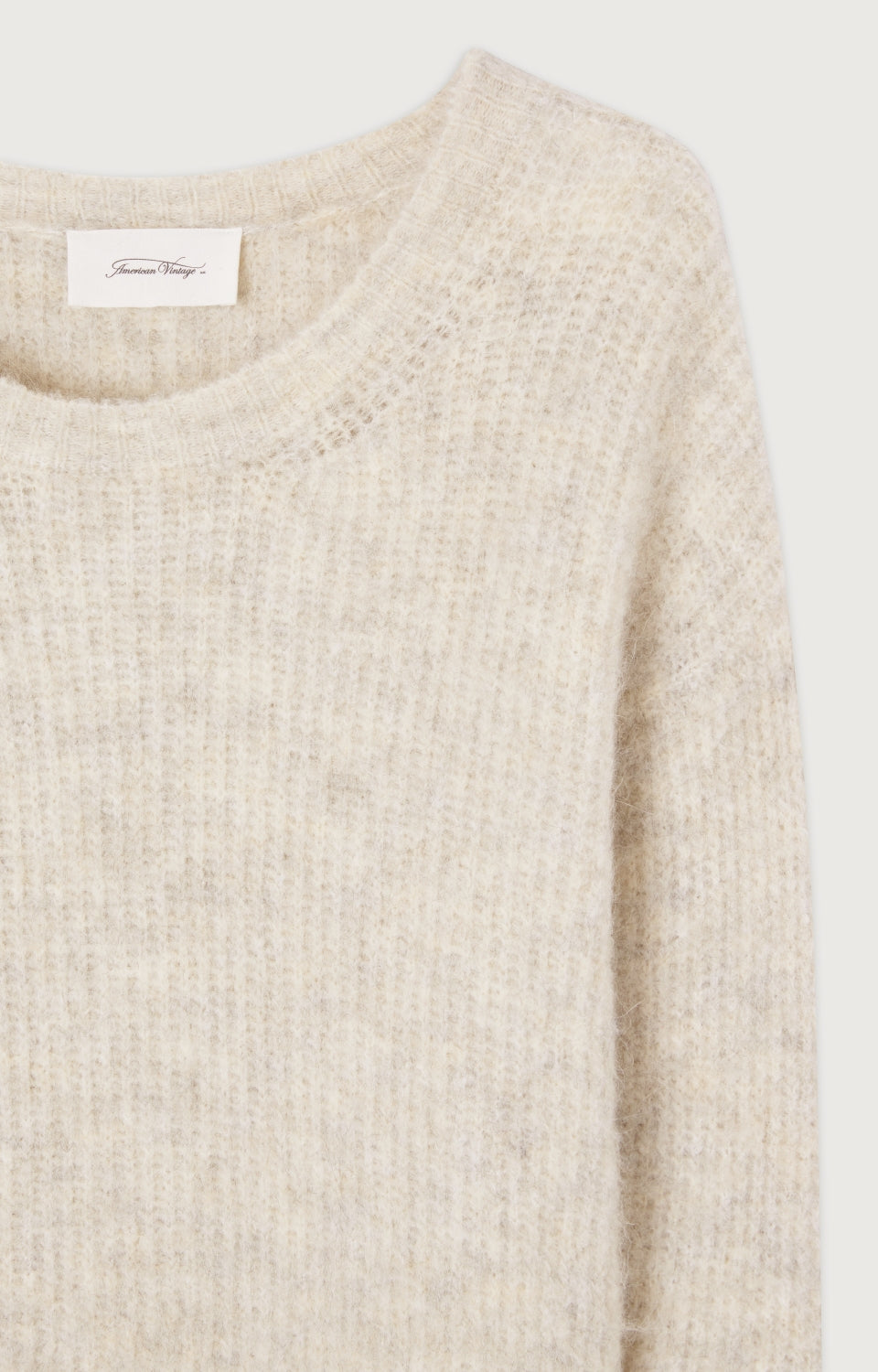 Women Beige Knit Sweater