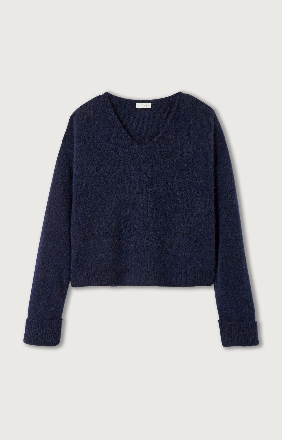 Women Navy Knit Sweater