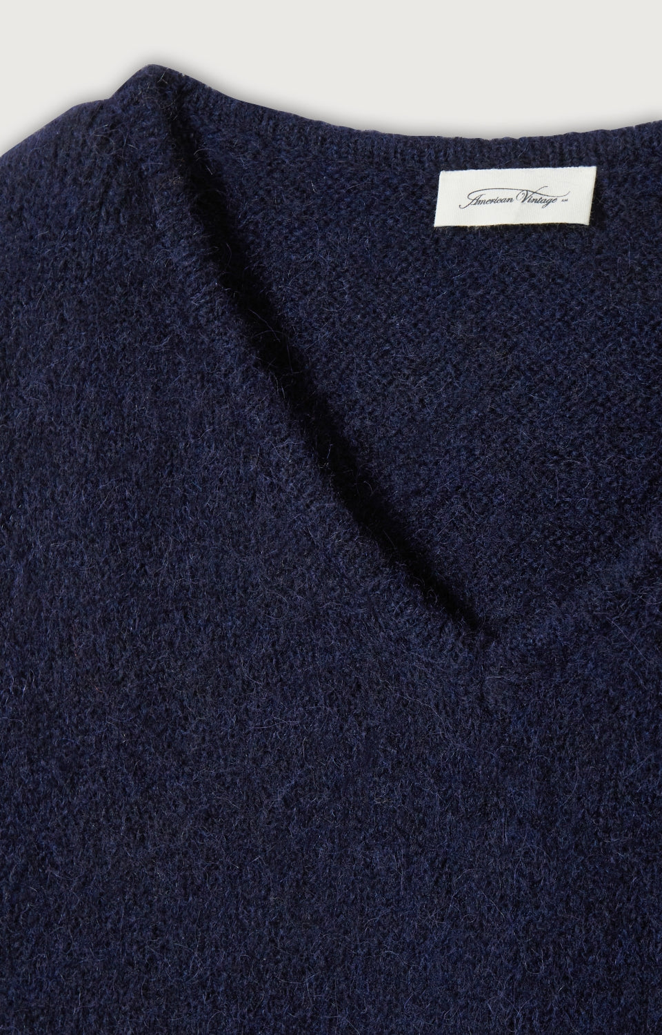 Women Navy Knit Sweater