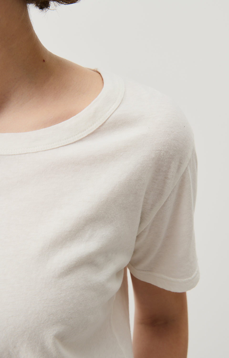 Women White Cotton T-Shirt