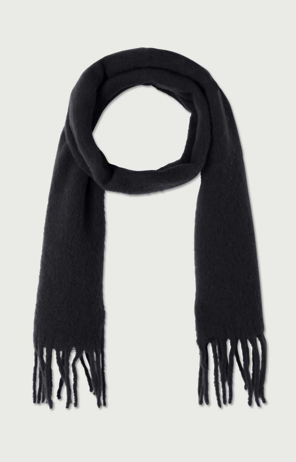 Adult Dark Grey Wool Scarf(202x25cm)