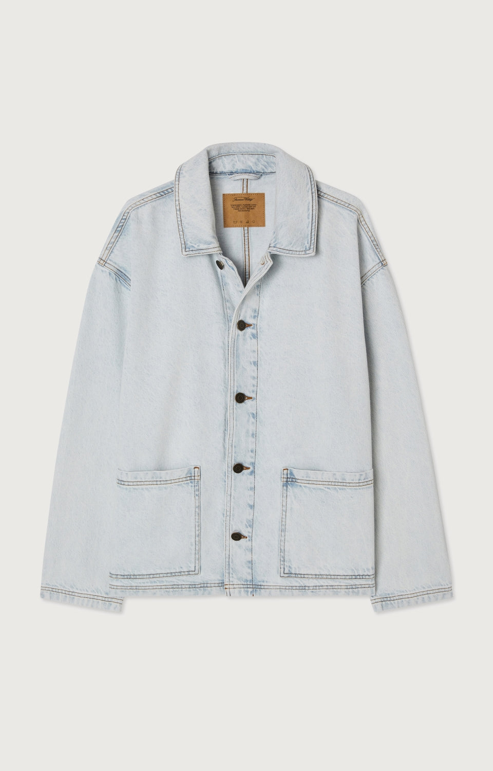 Women Light Blue Denim Coat