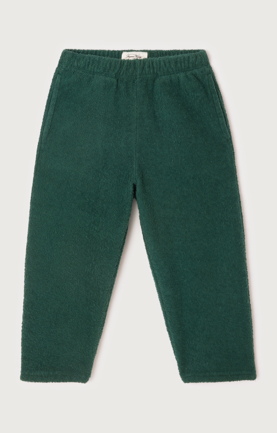 Boys & Girls Green Cotton Trousers