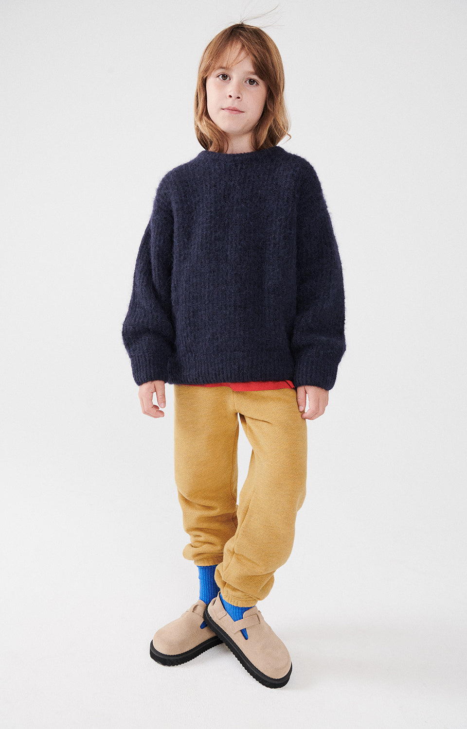 Boys & Girls Navy Knit Sweater