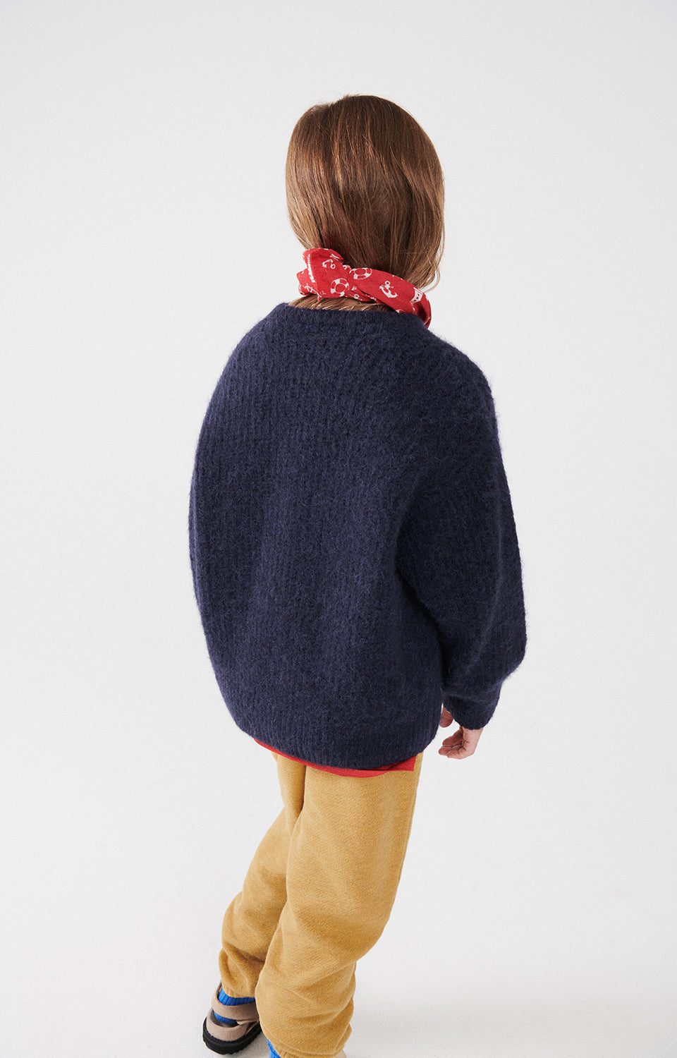 Boys & Girls Navy Knit Sweater