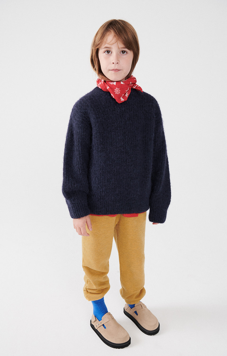 Boys & Girls Navy Knit Sweater