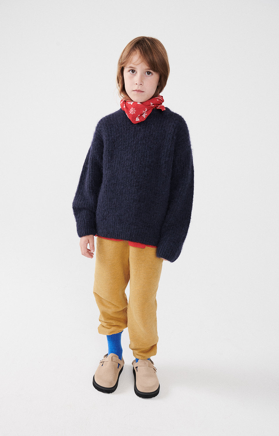 Boys & Girls Navy Knit Sweater