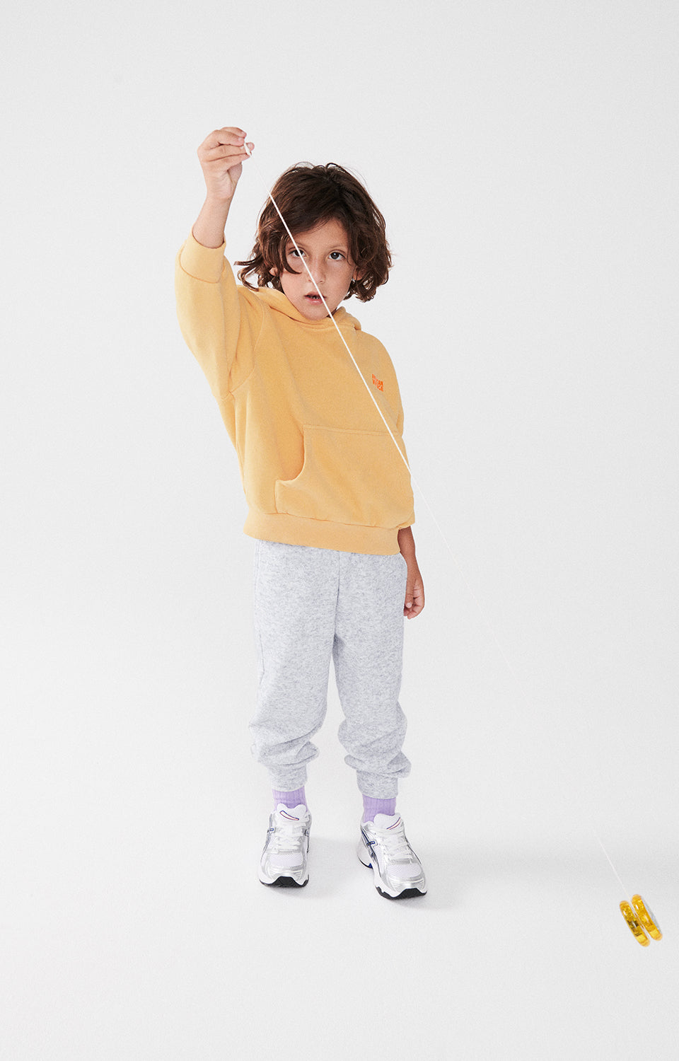 Boys & Girls Grey Cotton Trousers