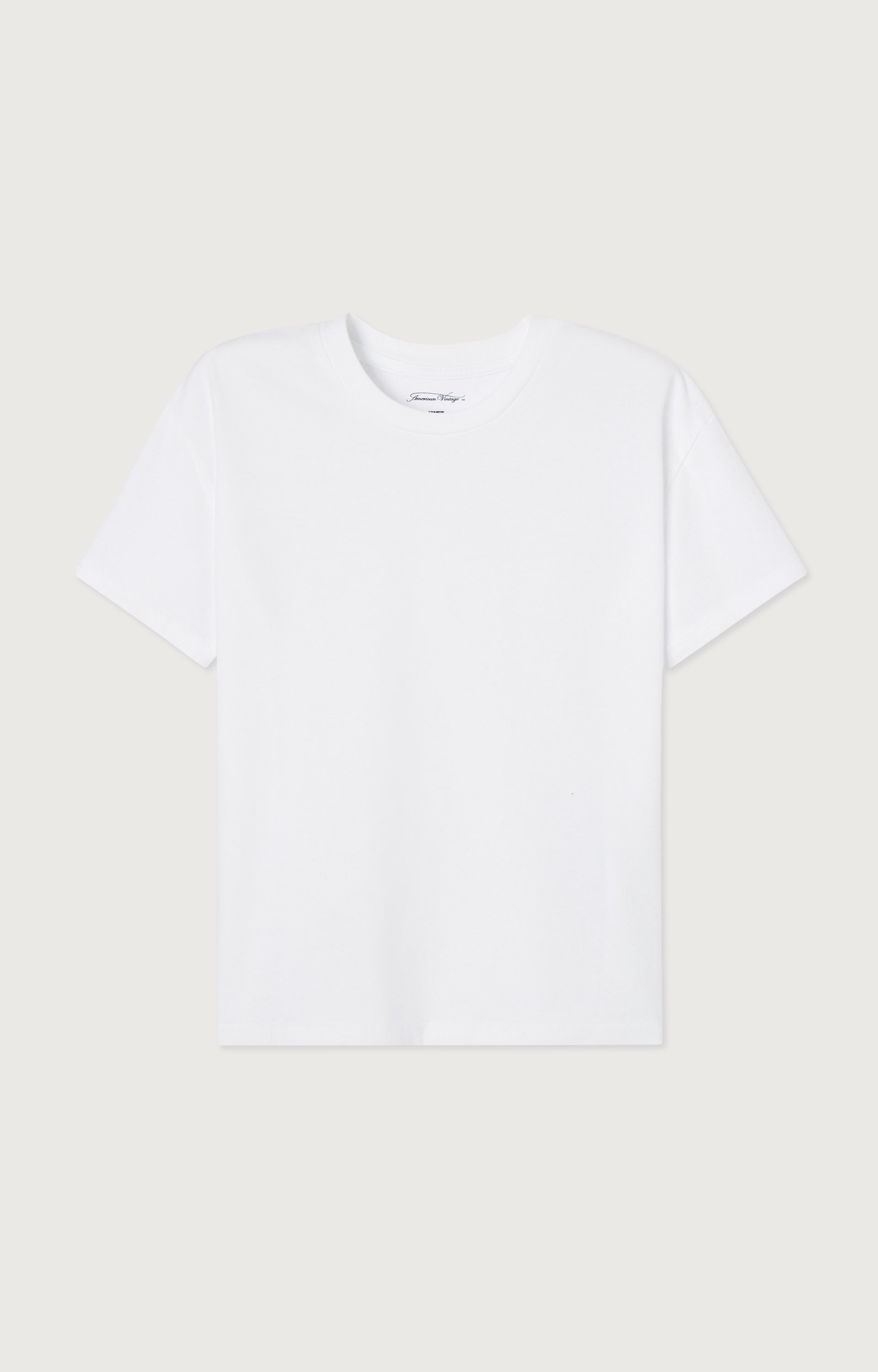 Boys & Girls White Cotton T-Shirt