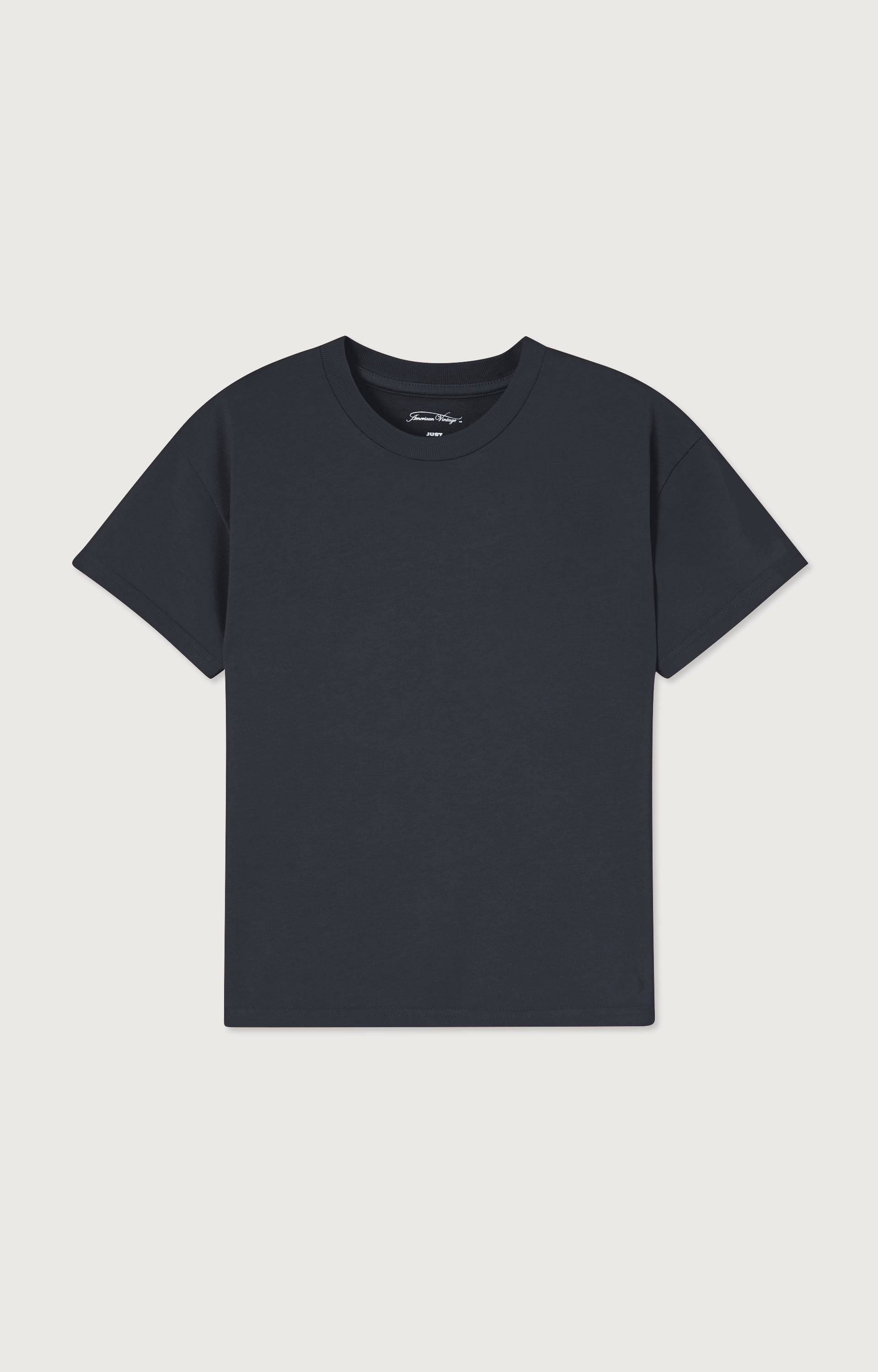 Boys & Girls Black Cotton T-Shirt