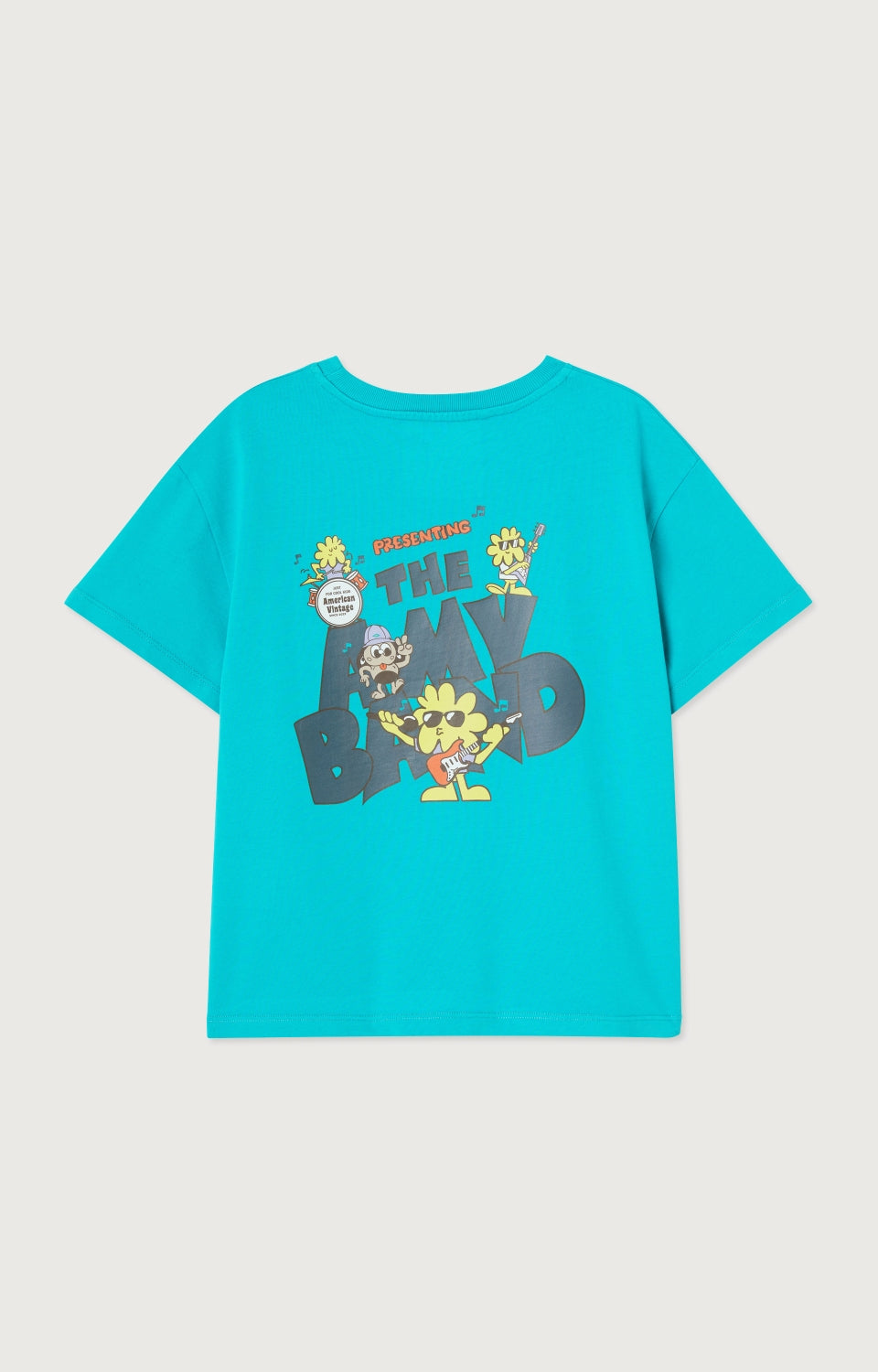 Boys & Girls Blue Cotton T-Shirt