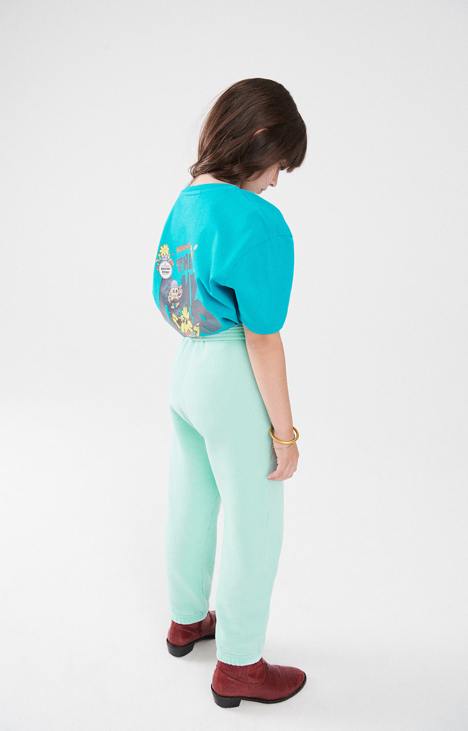 Boys & Girls Blue Cotton T-Shirt