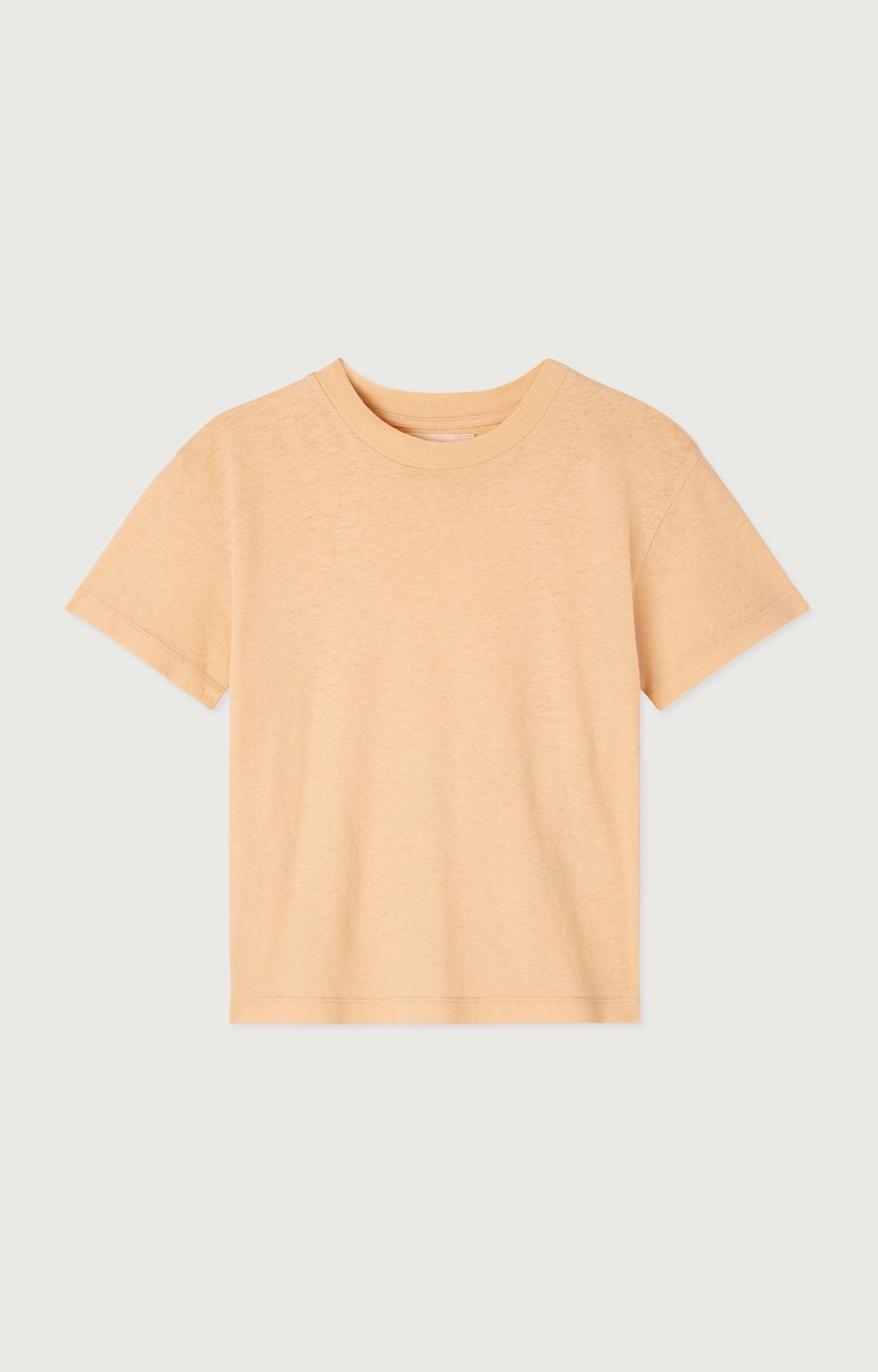 Boys & Girls Light Yellow Cotton T-Shirt