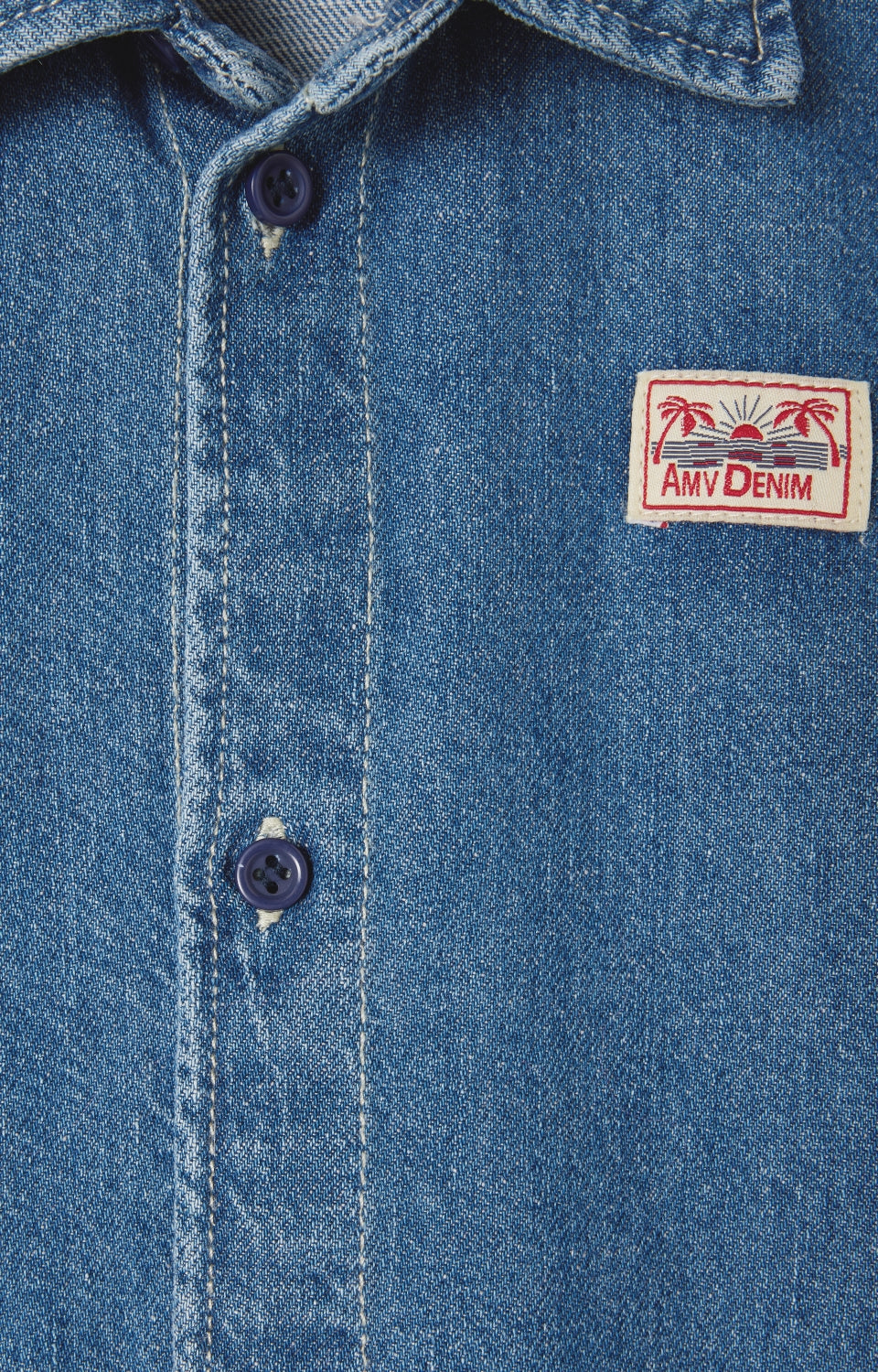 Boys & Girls Blue Denim Shirt