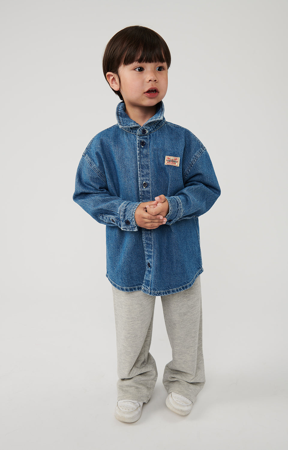 Boys & Girls Blue Denim Shirt