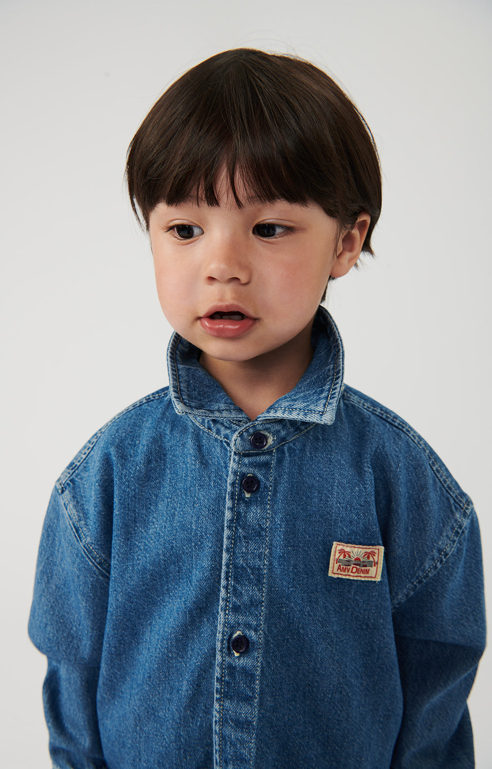 Boys & Girls Blue Denim Shirt