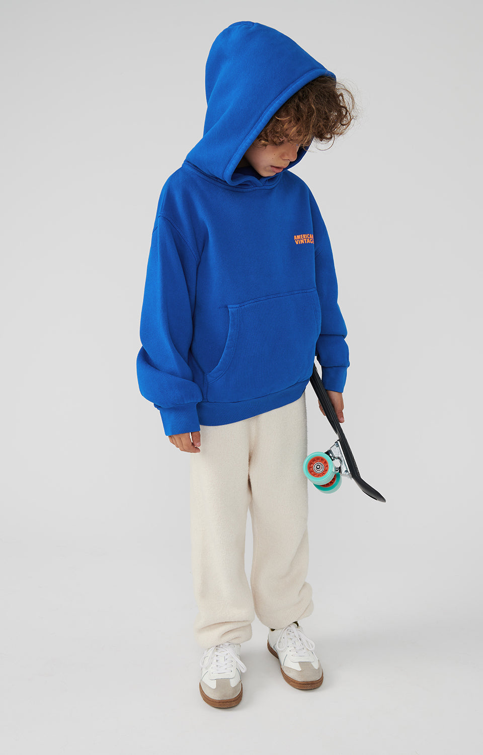 Boys & Girls Blue Cotton Sweatshirt