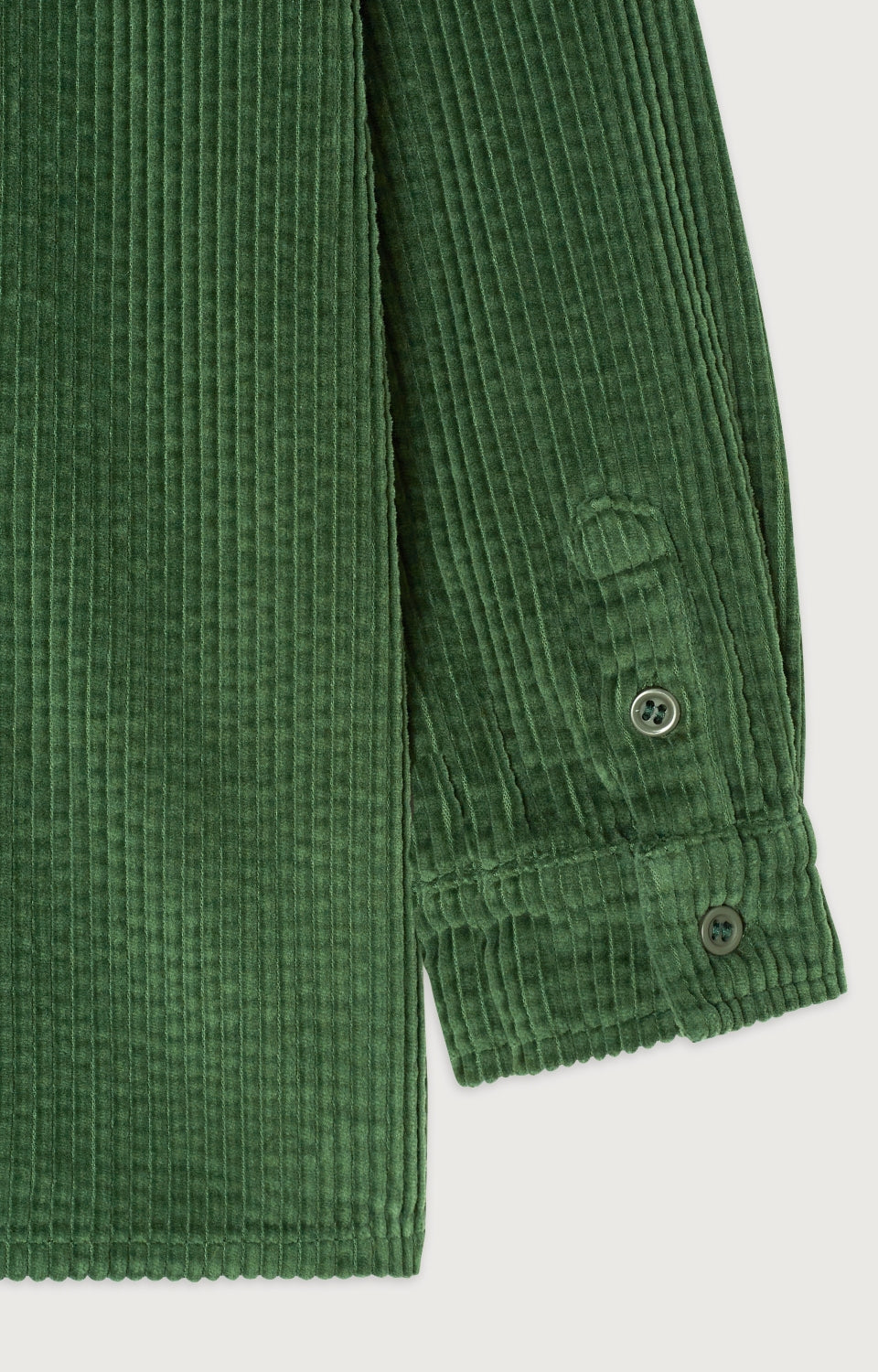 Boys & Girls Green Corduroy Shirt