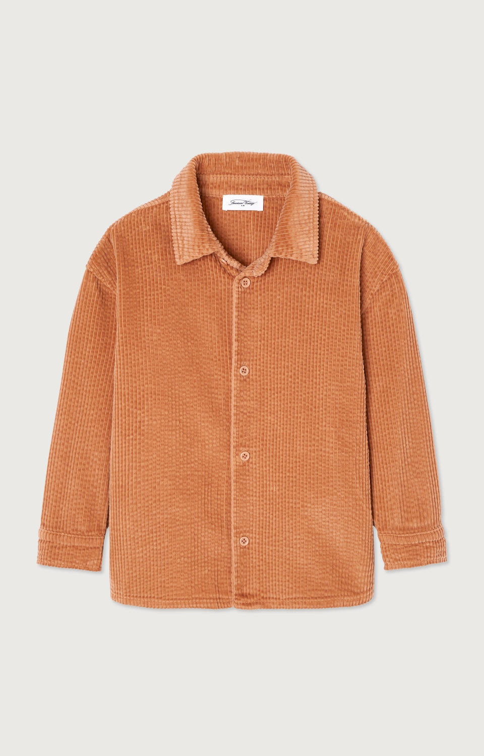 Boys & Girls Orange Corduroy Shirt