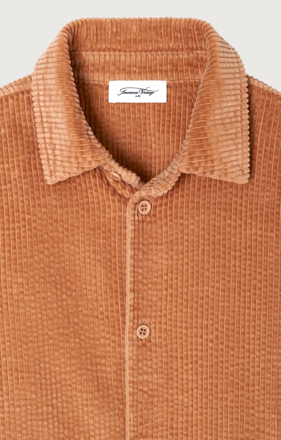 Boys & Girls Orange Corduroy Shirt