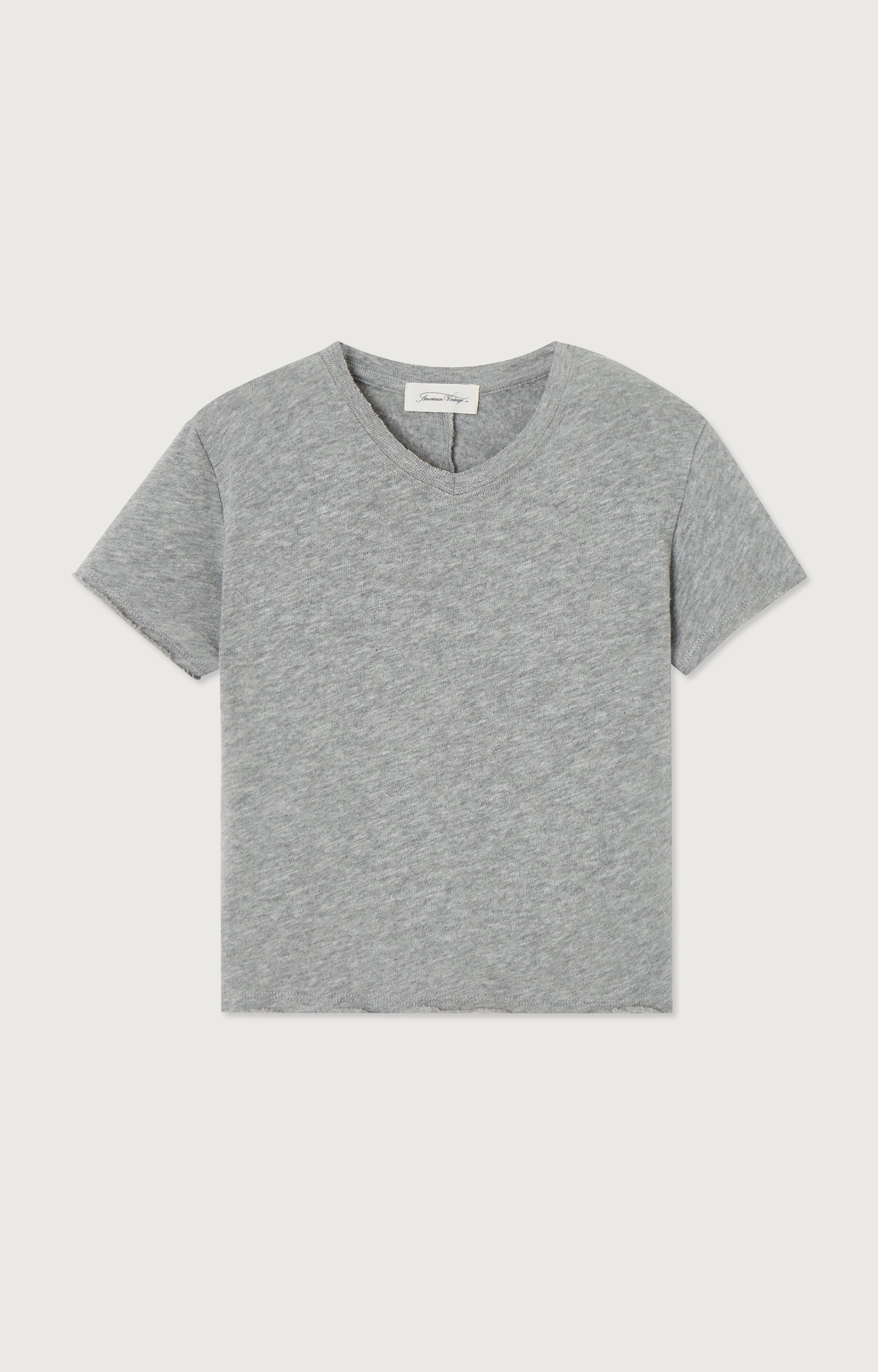 Boys & Girls Grey Cotton T-Shirt