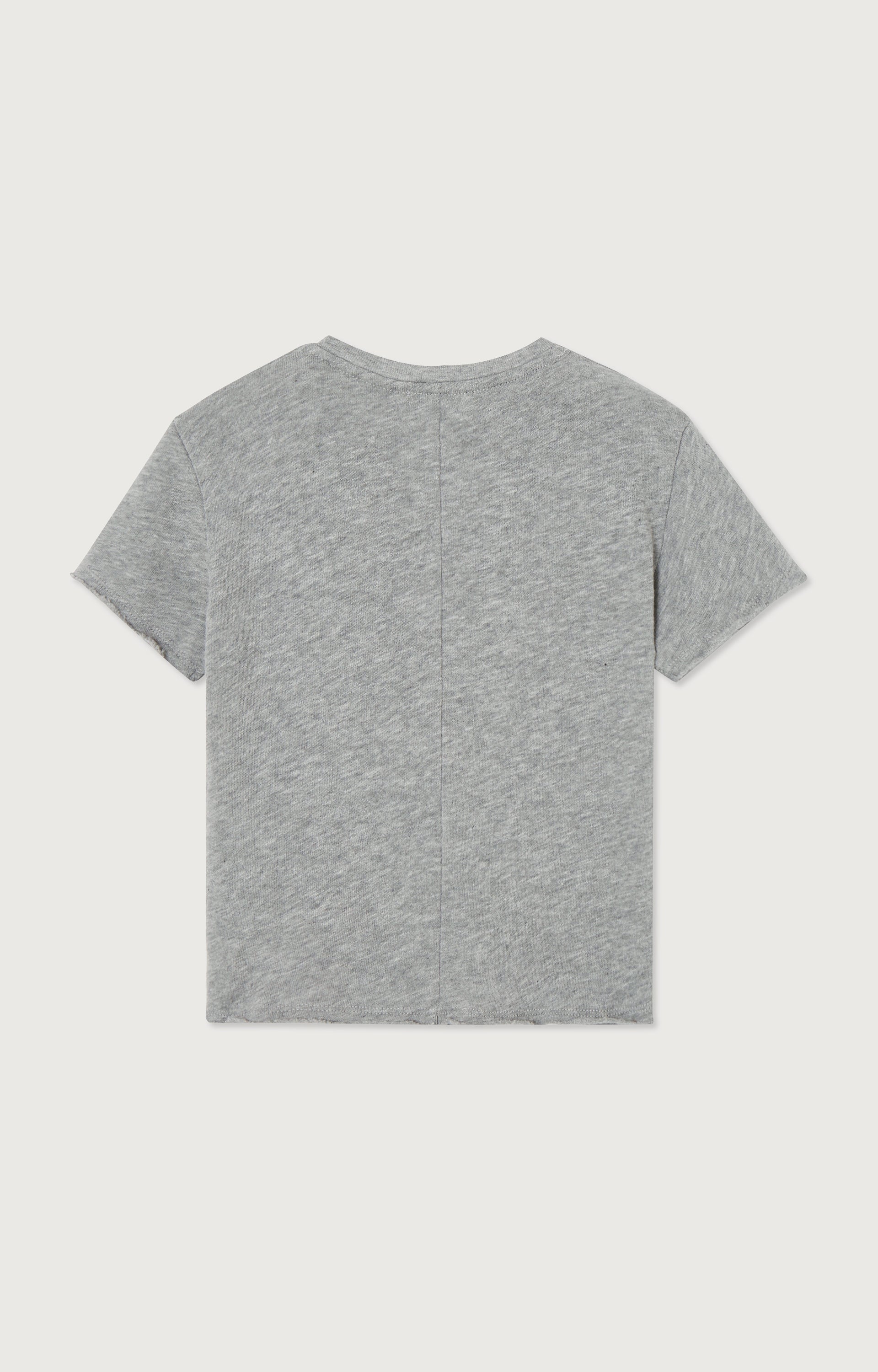 Boys & Girls Grey Cotton T-Shirt