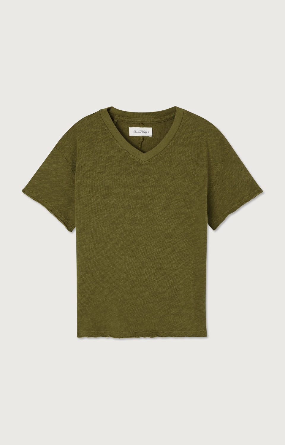 Boys & Girls Olive Cotton T-Shirt