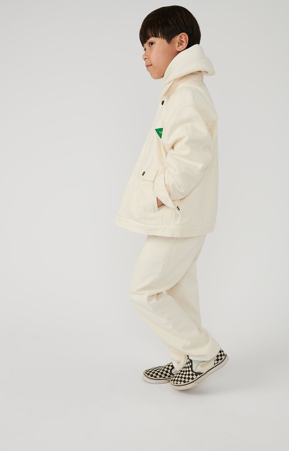 Boys & Girls White Jacket