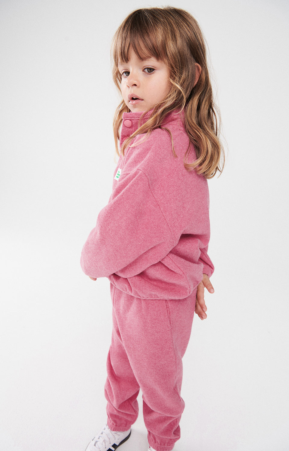 Boys & Girls Pink Cotton Sweatshirt