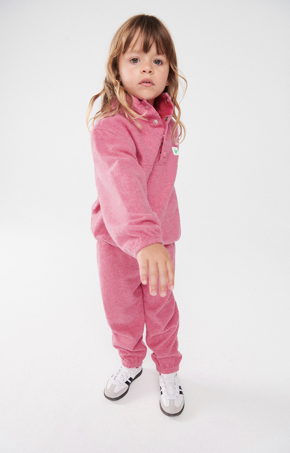 Boys & Girls Pink Cotton Trousers