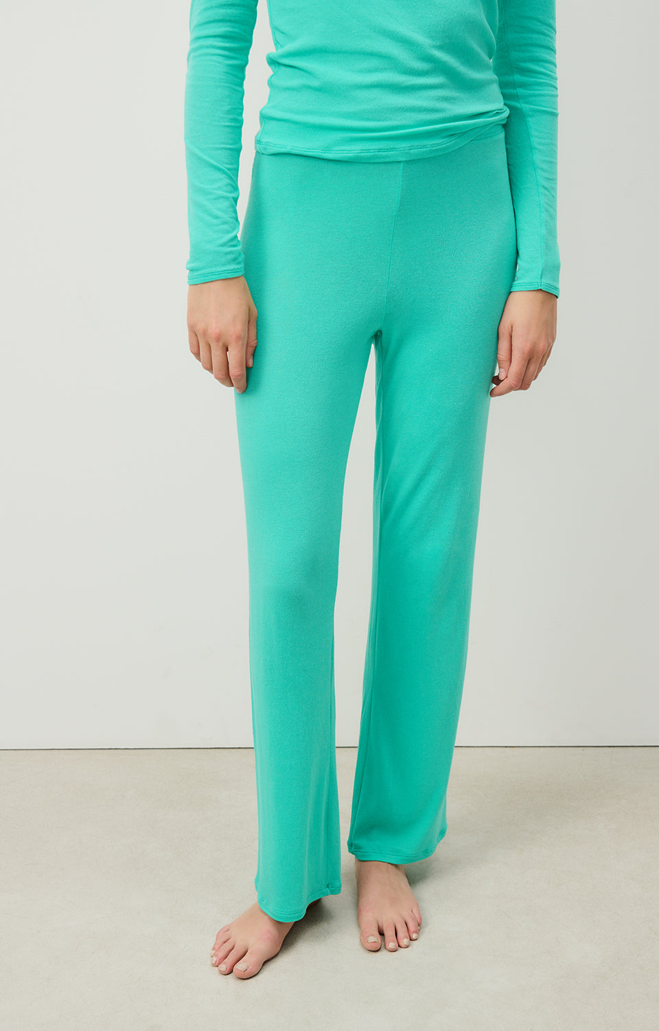 Women Green Trousers