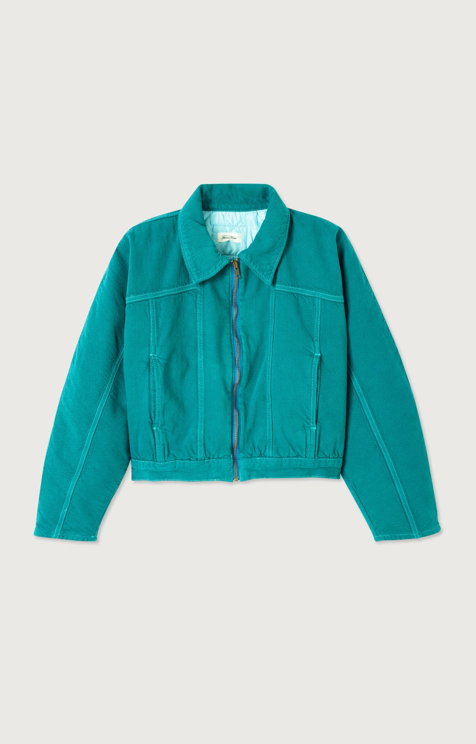 Women Green Cotton Jacket