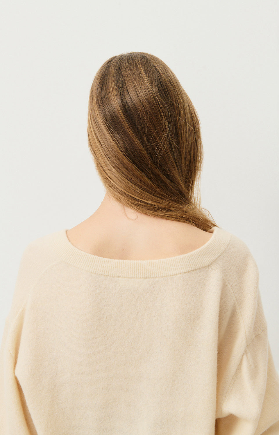 Women White Wool Sweater