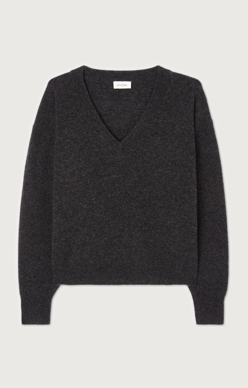 Women Charcoal Wool Sweater