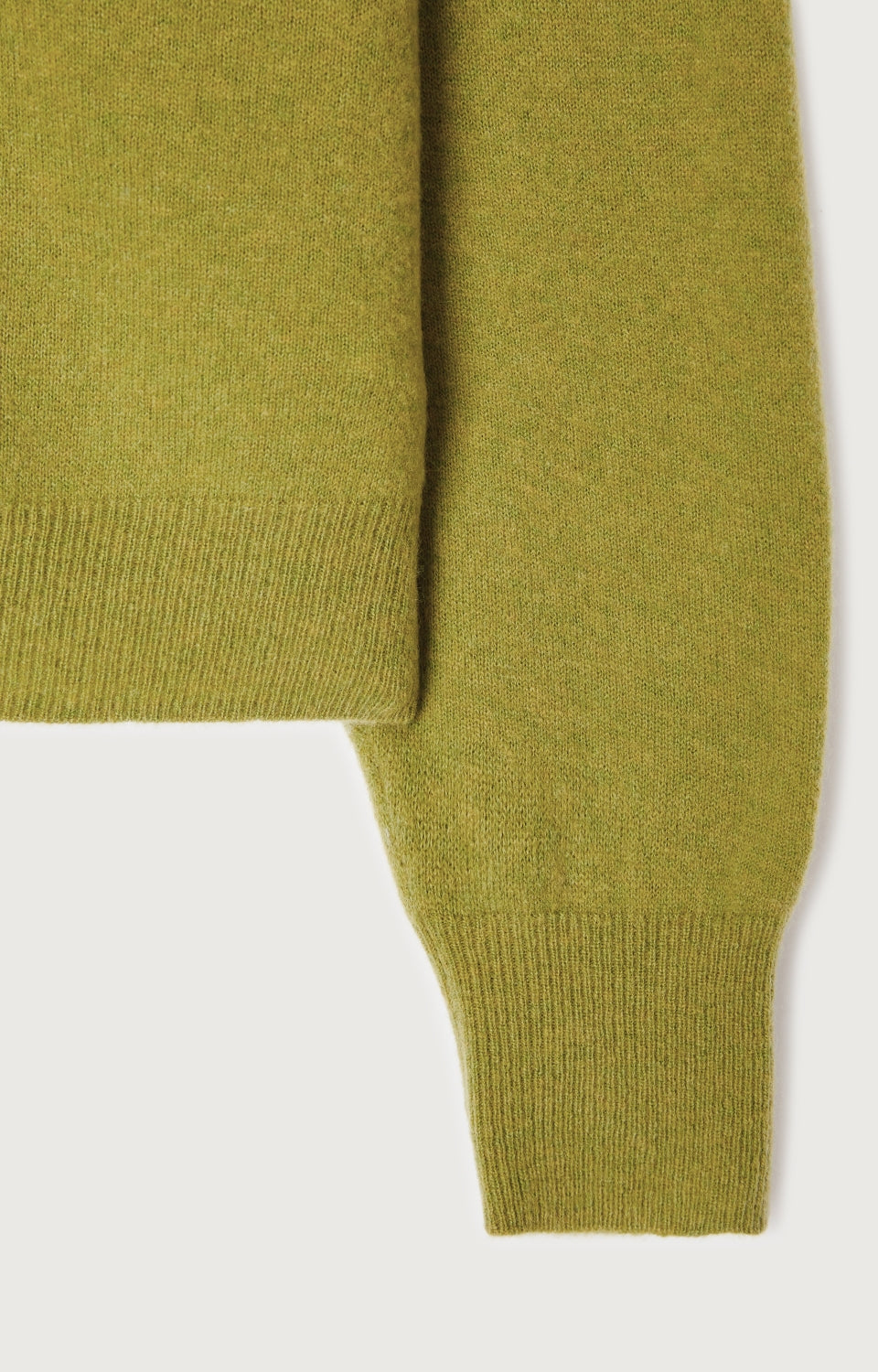 Women Green Wool Sweater