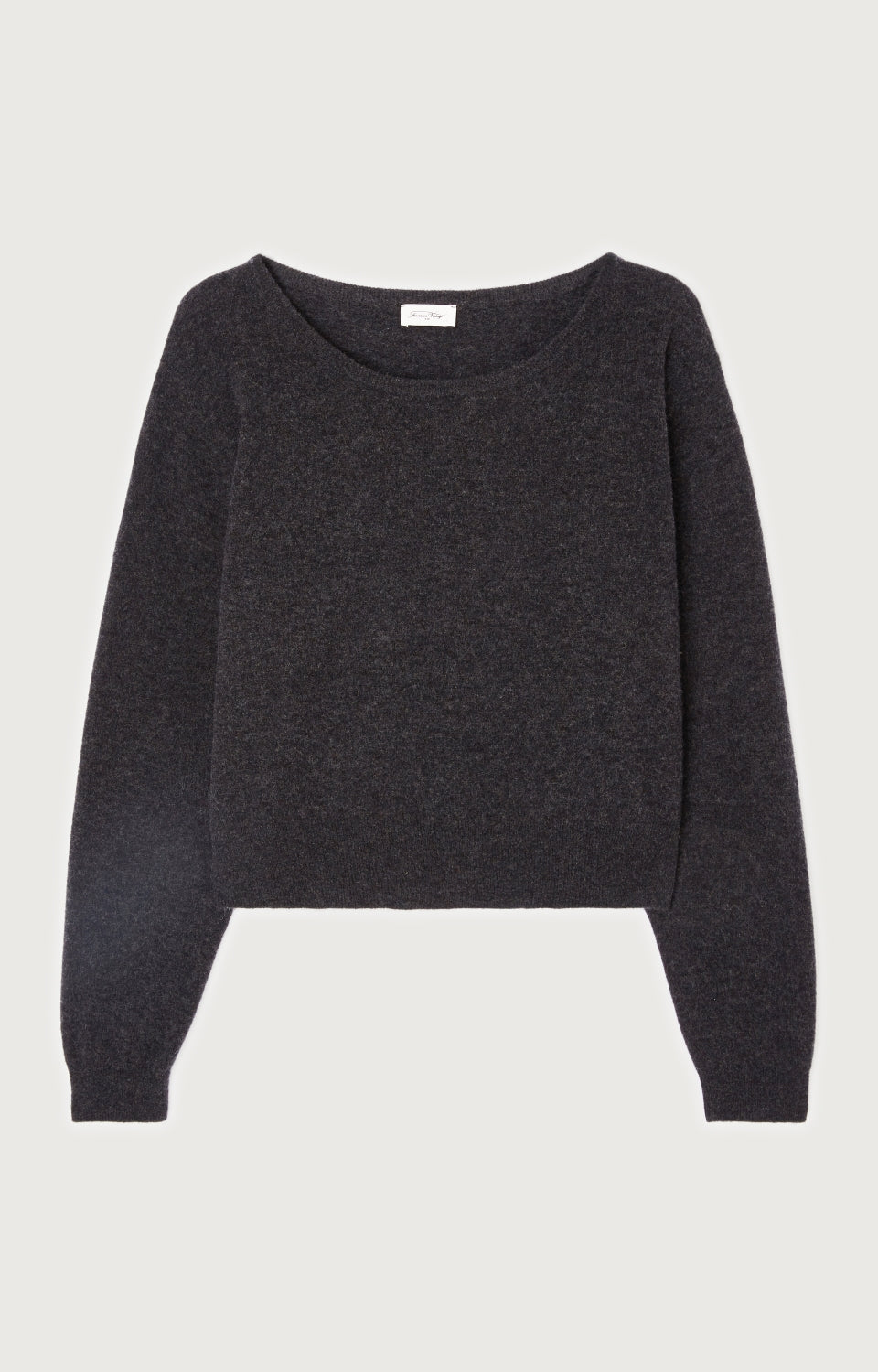 Women Dark Grey Wool Sweater