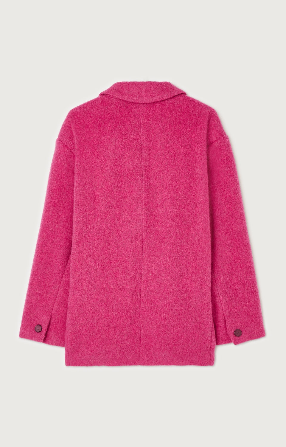 Women Fuchsia Wool Coat