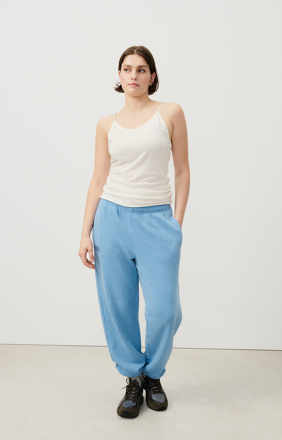 Women White Strap Cotton Vest