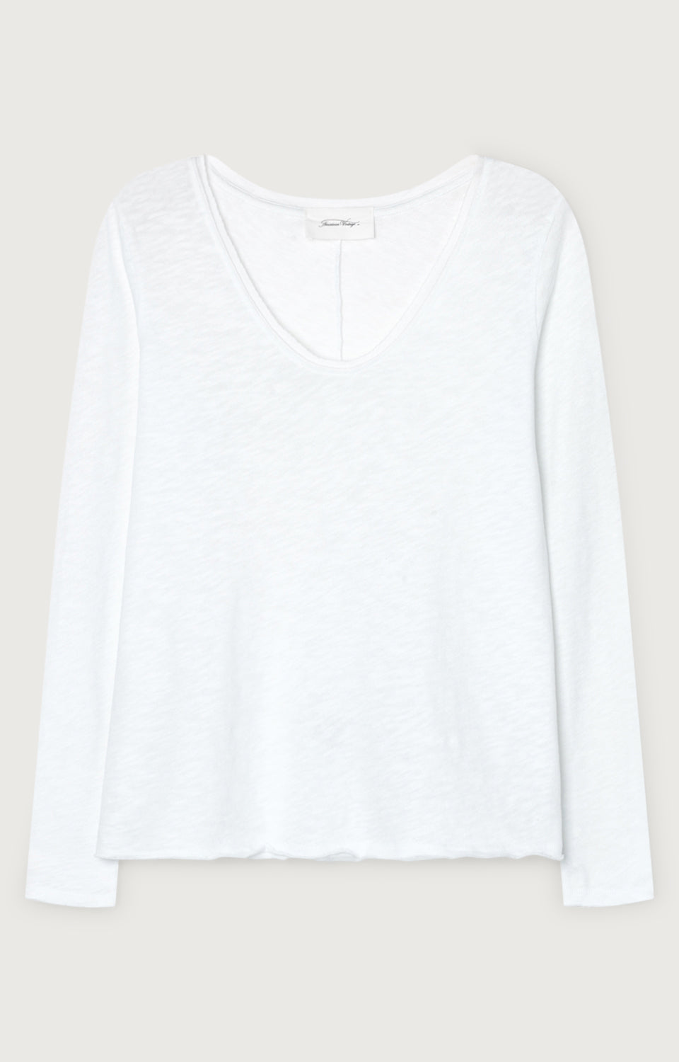 Women White Cotton T-Shirt