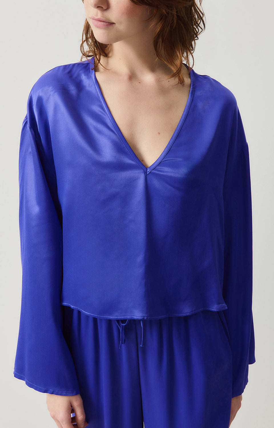 Women Blue Top