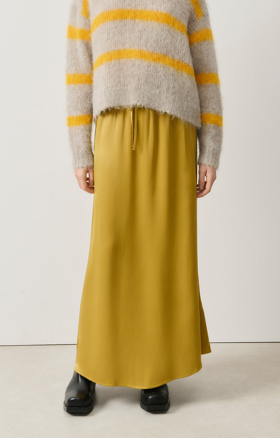 Women Mustard Skirt